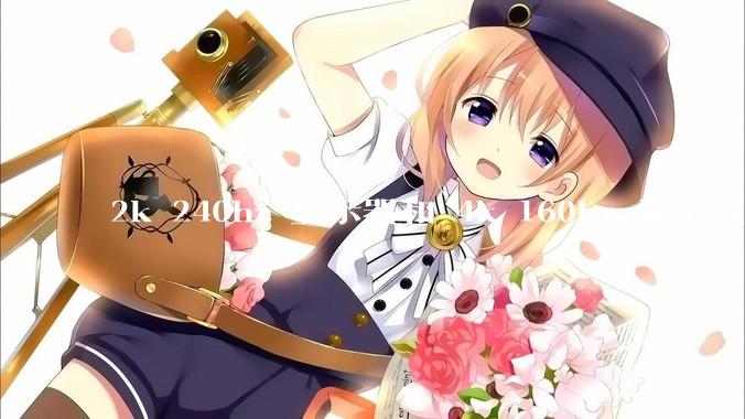 2k 240hz 显示器和 4k 160hz 显示器怎么选?