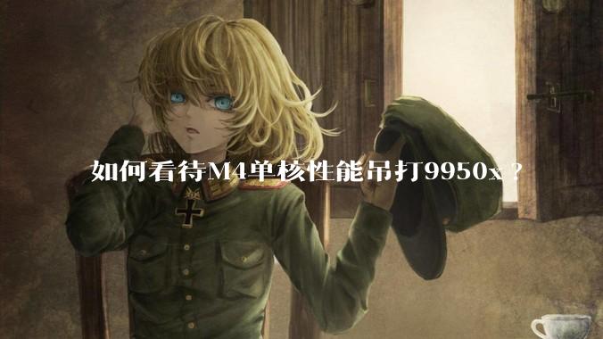如何看待M4单核性能吊打9950x?