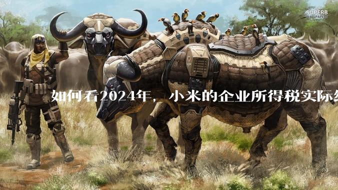 如何看2024年，小米的企业所得税实际纳税额超过华为？