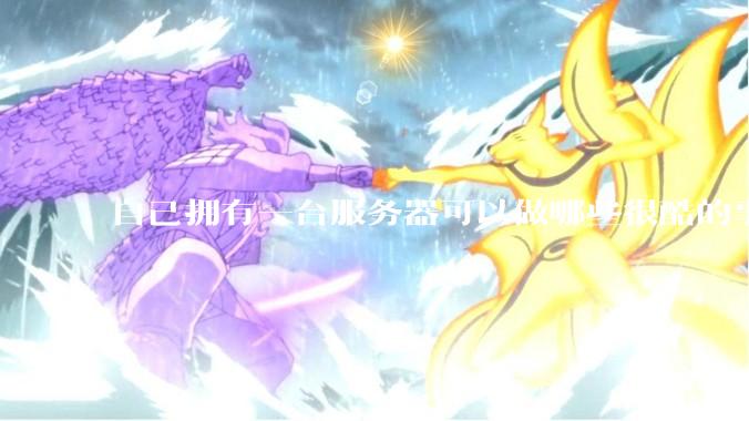 自己拥有一台服务器可以做哪些很酷的事情？